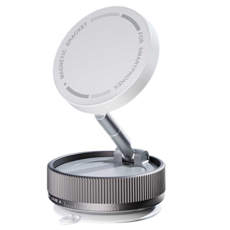 2025 New General Vacuum Magnetic Mobile Phone Bracket, Portable Bracket Multi-functional Magnetic Bracket, Suitable For Car Office Kitchen Bedroom_voghion.com