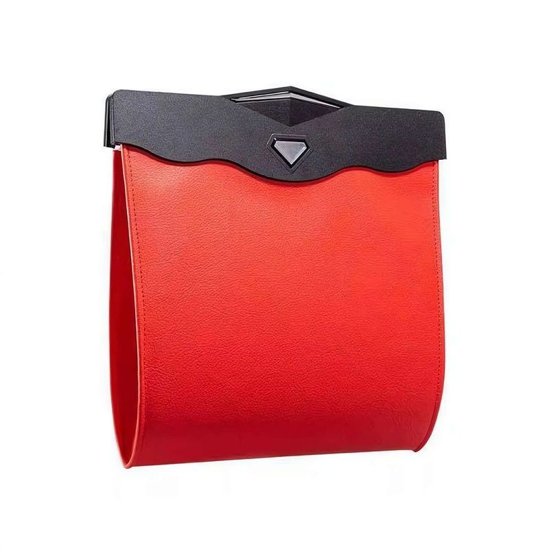 Car Mounted Bin, Hanging Folding Multifunctional Glove Box, Rear Garbage Bag, Fashionable Car Interior Items_voghion.com