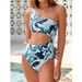 GraceChic 2024 New European And American Foreign Trade Printed One-Piece For Women With A Sense Of Design Sexy Swimwear_voghion.com