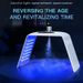 Masque facial LED 7 couleurs pliable à lumière rouge dynamique PDT Photon Therapy Mask Spray d'eau froide Nano Instrument de beauté anti-rides_voghion.com