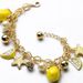 Hot Selling Luxury Starfish Lemon Yellow Fruit Beach Bracelet For Women Jewelry_voghion.com