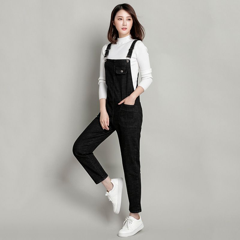 salopette en jean pour femme, vente chaude d'automne, grande taille, pantalon ample et décontracté, vêtements pour femmes_voghion.com