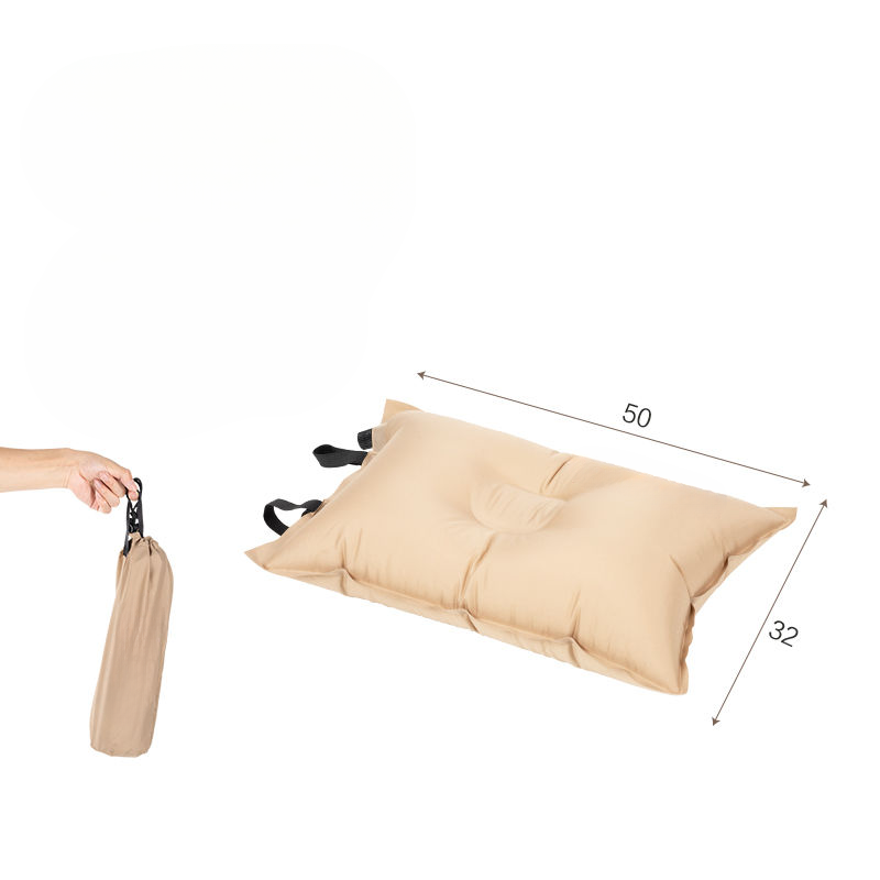 Mugod Inflável Automático para Exterior Inflável Portátil Viagem Cabeça Pescoço Travesseiro de Espuma de Alta Resiliência_voghion.com