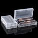 Custodia per batterie in plastica rigida YCDC, scatola con coperchio, borsa, 2 pezzi, batteria di accumulo 18650, accumulatore ricaricabile al litio rigido per celle_voghion.com