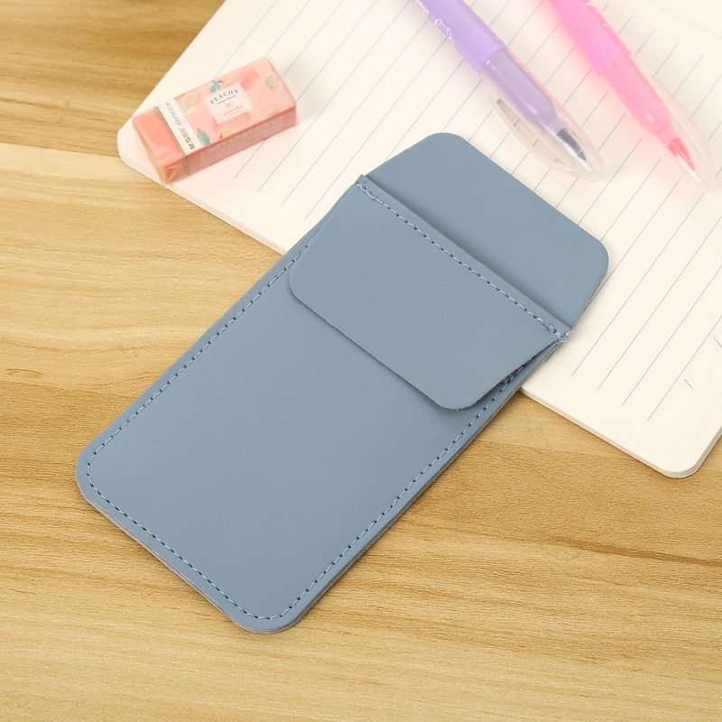 Creative PU Leather Large Capacity Pencil Case Double Durable Portable Pen Case with Pocket Multi-function Doctor Nurse Pen_voghion.com