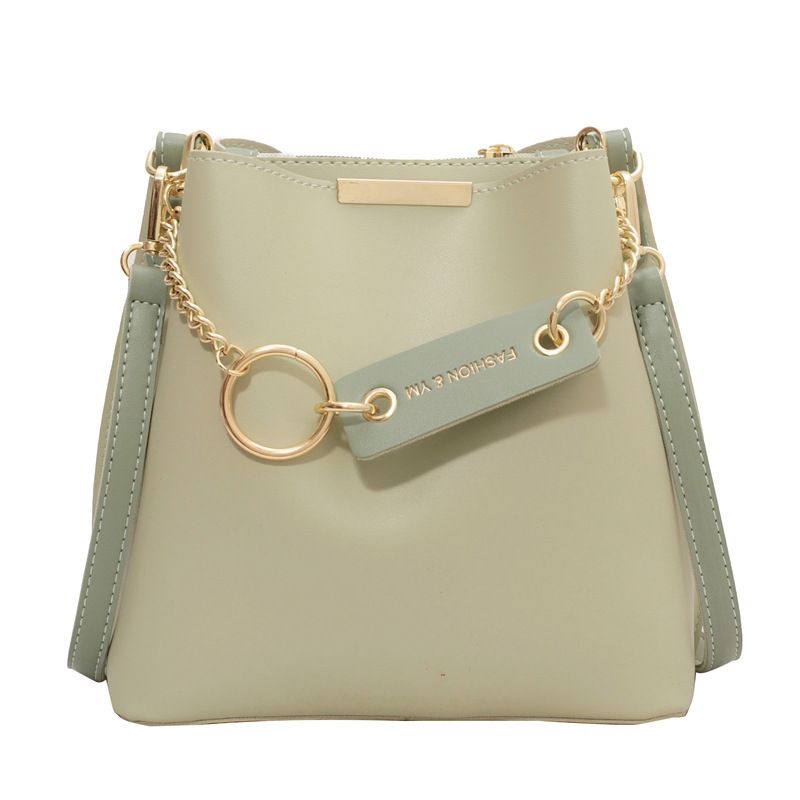 Women's Bucket Bag Popular Fashion Crossbody Bag Bag Female Bucket Bag Fashion Texture Solid Color Shoulder Bag_voghion.com