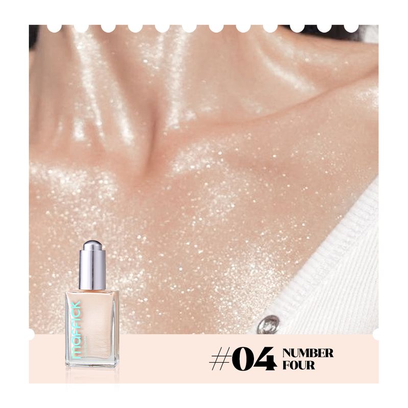 Bronzosítók és highlighterek MAFFICK Népszerű Highlight pirosító folyadék Arckontúr test highlighter folyadék Gyöngyházfényű teljes test világosító folyadék_voghion.com