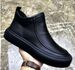European Warm Series Fleece-Lined Martin For Men, Winter British Style Warm High-Top Leather Boots, Trendy Versatile Cotton Boots_voghion.com