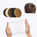 144pcs Dark Brown Elastic Edge Nylon Mesh Hairnets Hair Styling Bun Making_voghion.com