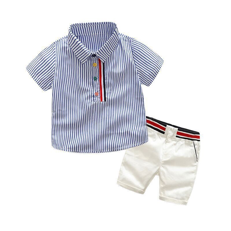 Children's Summer college unisex infant and toddler suit garden school uniform British cotton children's school uniform_voghion.com