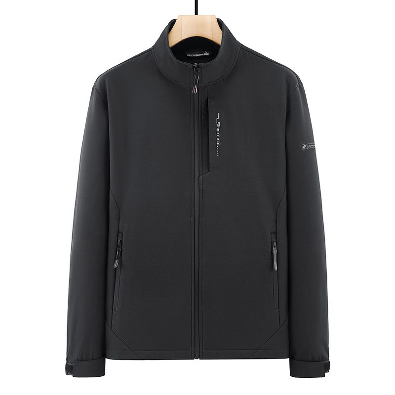 Giacca da uomo Giacca softshell tattica abbigliamento da alpinismo giacca in pile casual da esterno fodera in pile polare antivento e impermeabile_voghion.com