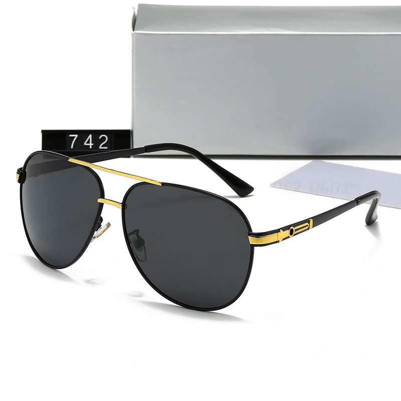 New Men's Polarized Toad Mirror Fashion Trend Casual Sunglasses Large Frame Driving And Travel Glasses 742_voghion.com
