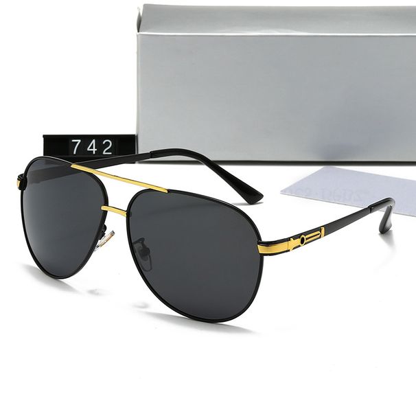 New Men's Polarized Toad Mirror Fashion Trend Casual Sunglasses Large Frame Driving And Travel Glasses 742_voghion.com