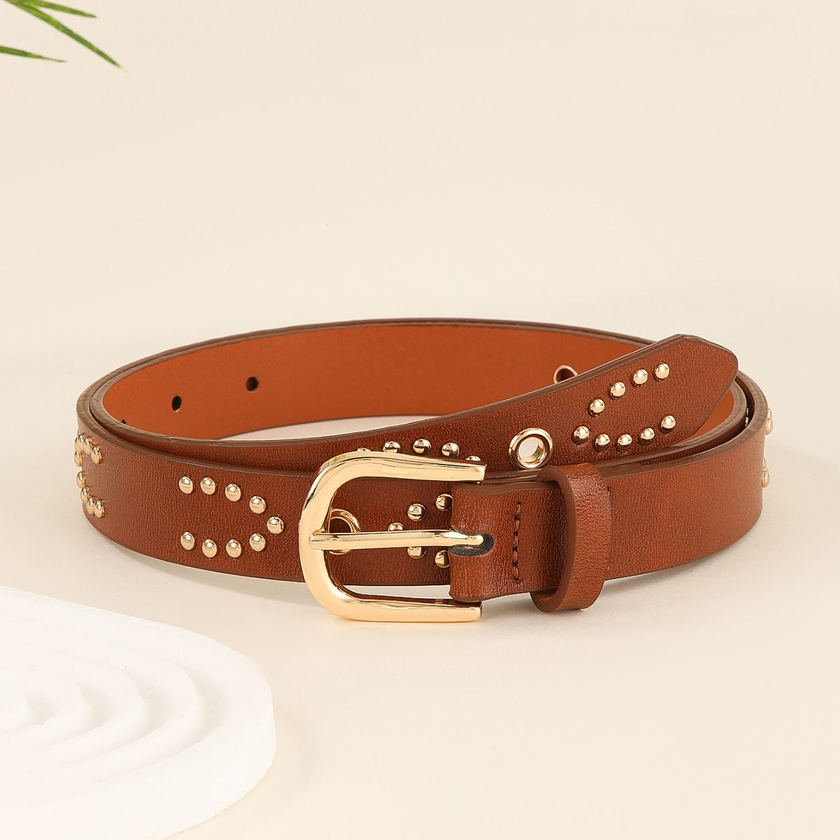 Cintura da donna con fibbia ad ardiglione di alta qualità, punk, alla moda, snellente, casual, versatile_voghion.com