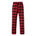New Men's Plaid Lace-up Elastic Casual Pants_voghion.com