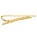 Kelly Waters Gold-plated Lined With Center Square Engravable Tie Bar_voghion.com
