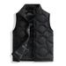 Lightweight Graphene-Infused Down Vest For Men & Women – Stand Collar, Slim Fit, Warm Winter Puffer Gilet In Classic Colors_voghion.com