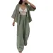 Spring New Fashionable Elegant Women's Outfit Casual Versatile Cardigan And Long Pants Two-Piece Set_voghion.com