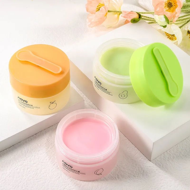 NOVO Avocado Cleansing and Softening Cream do głębokiego usuwania makijażu, delikatne oczyszczanie, 3 w 1 do skóry wrażliwej_voghion.com