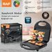 Sandwich And Waffle Maker, Home Breakfast Electric Griddle For Toast And Light Meals, Double-Sided Heating, Non-Stick Plates, Easy To Clean, EU Standard_voghion.com