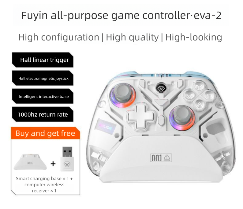 Aojia Lion K10 Gospel Game Controller Dual Hall Switch Wireless Bluetooth PC Computer Black Wukong Zero Zone_voghion.com