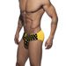 New Men's Triangle Swim Trunks Color Block Star Print Sexy Stretch Beach Bikini Briefs For Men_voghion.com