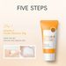 6-częściowy zestaw do pielęgnacji skóry C, bogaty w witaminę C, odżywia i nawilża wszystkie rodzaje skóry, jasnobeżowy zestaw do pielęgnacji z płynem oczyszczającym i tonikiem,_voghion.com