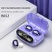 M32 TWS Kabellose Kopfhörer Stereo-Ohrhörer Bluetooth-5.1 Sport Wasserdichtes Ohrhörer-Headset mit Mikrofon 2000mAh Ladebox_voghion.com