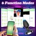 Plug Vibrating Butt LED Light Anal APP Vibrator Prostata-Massagegerät für Männer Fernbedienung Vibrator A_voghion.com