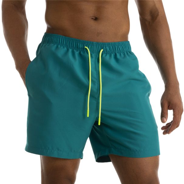 Shorts für Herren in US-Größen, Sommer-Strandhose, atmungsaktive, spritzwassergeschützte Sport-Freizeithose im Lotusblatt-Stil mit Futter_voghion.com