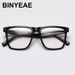 New Arrivals Myopia Husband Vision Correction -1 -2 -3 -6 Anti Blue Rays Computer Glasses Retro Oversized Black Square Eyeglasses Men_voghion.com