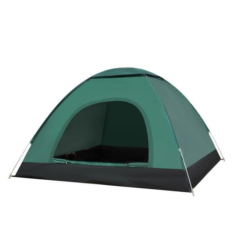 Outdoor camping folding automatic tent 3-4 people beach easy speed open two-person automatic tent_voghion.com