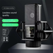 Microfono universale per streaming live con diaframma largo da 240 mm per canto, karaoke e registrazione per telefoni e computer con_voghion.com