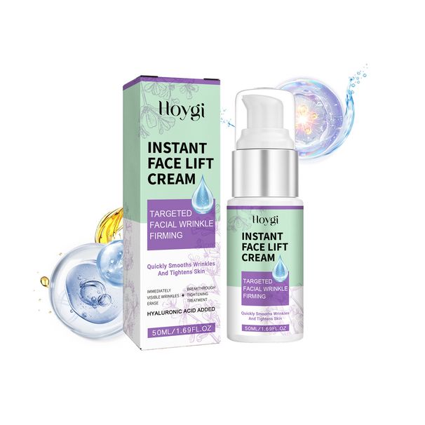 La crema lifting antirughe Hoygi riduce borse sotto gli occhi, linee sottili, pelle anti-invecchiamento, liscia, delicata ed elastica._voghion.com