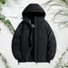 Men's Clothing Winter Men's Graphene Heating Cotton Coat Men's Hooded Windproof Workwear Functional Thickened Cotton Coat Spot_voghion.com