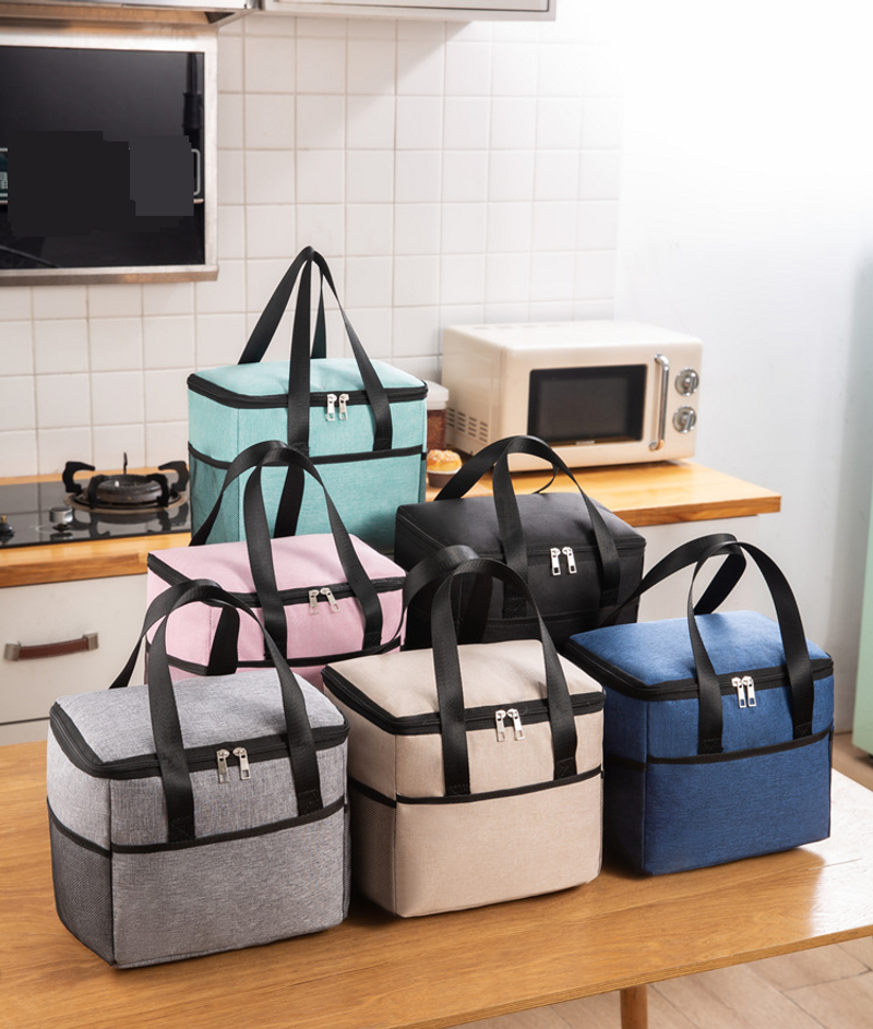 Cationic Lunch Large Insulation Bag Waterproof Portable Lunch Bag Ice Bag Thick Large Capacity Lunch Box Bag Picnic Bag_voghion.com