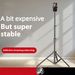 Supporto treppiede professionale in acciaio al carbonio per telefono con telecomando Bluetooth, selfie stick estensibile e luce per streaming live e vlogging_voghion.com