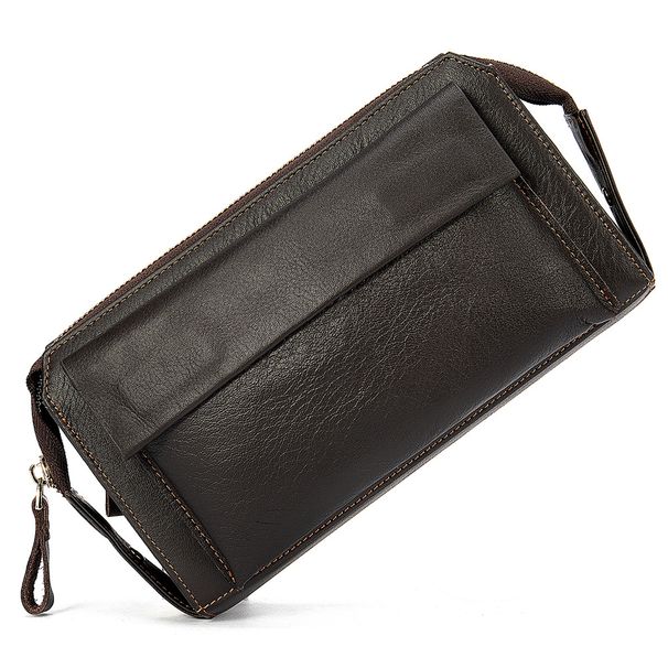 RFID-Anti-Diebstahl-Bürste Herren-Geldbörse Version der ersten Schicht aus Rindsleder Lange Clutch Handytasche_voghion.com