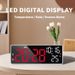 Neues Produkt Digitaler Temperaturspiegel Multifunktionaler LED-Batterie-Plug-in-Wecker mit doppeltem Verwendungszweck_voghion.com