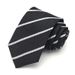 Travail d'affaires formel, entretien d'embauche, tenue de vente et du personnel de vente, cravate, série rayée pour hommes, édition large 7CM_voghion.com