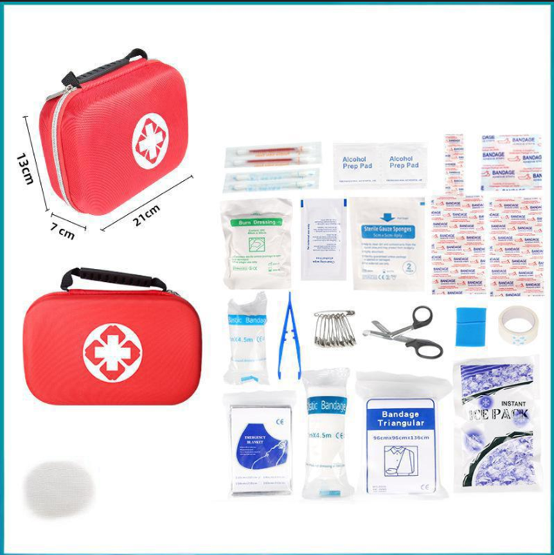 Trousse de premiers secours pour camping en plein air, 284 pièces, trousse de premiers secours pour véhicule extérieur, trousse d'urgence_voghion.com