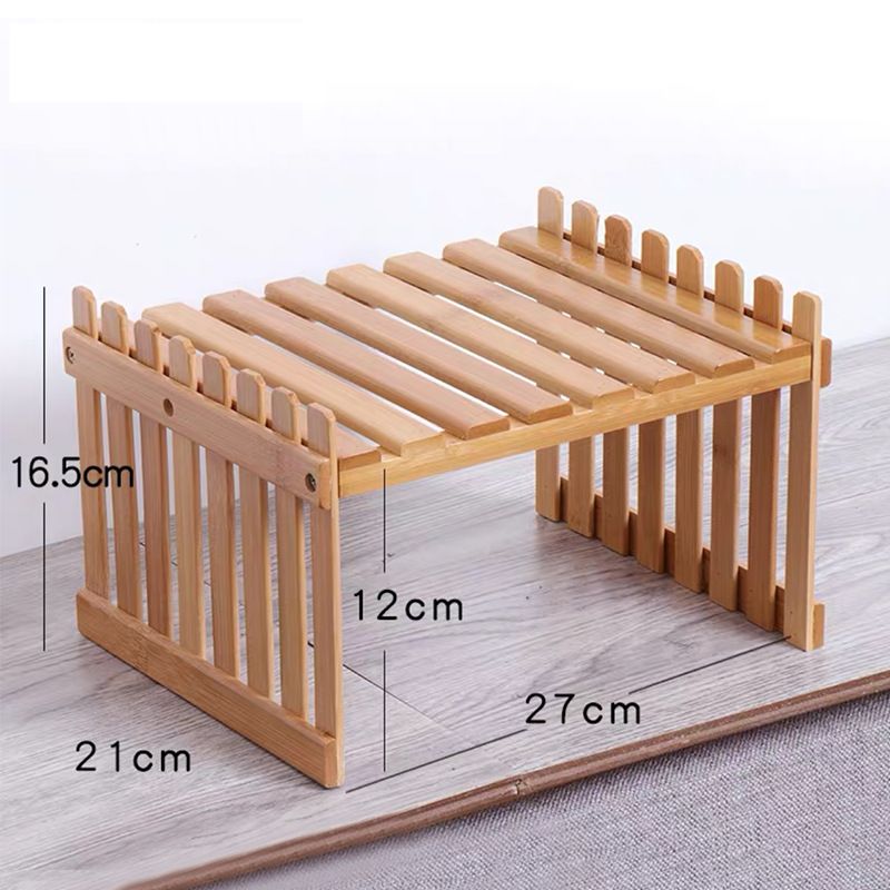 3-Tier Bamboo Plant Stand Modern Desktop Shelf Organizer For Succulents Small Potted Plants Space Saving Indoor Outdoor Flower Display Rack_voghion.com