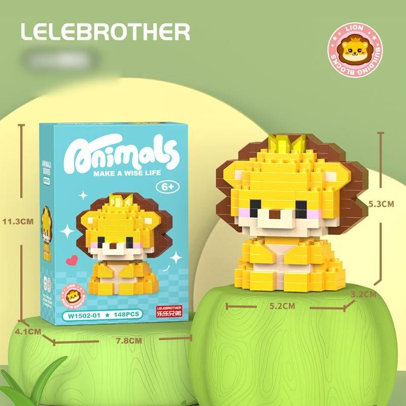 Cartoon Animal Mini Building Blocks Micro-particle Assembly Children's Toys Stall Christmas Gifts_voghion.com