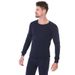Men's Thermal Underwear Set Fleece Lined Winter Warm Long Sleeve Tops & Pants Soft Stretchable Base Layer For Cold Weather_voghion.com