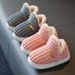 Pantofole invernali per bambini con fodera in pelliccia, suola antiscivolo, comode pantofole da casa per bambini e bambine (diversi colori e taglie)_voghion.com