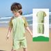 Set di costumi da bagno per bambini UPF 50+ – Rashguard a maniche corte ad asciugatura rapida e pantaloncini da bagno (Bunny Milk, Dino Roar, Shark Bite) | Resistente al cloro e antibatterico_voghion.com