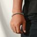 Titanium Steel Magnetic Rope Bracelet - Cyberpunk Unisex Cuff With Interlocking Design, Adjustable Wrap For Couples & Streetwear_voghion.com