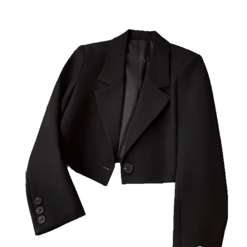 K Short Women's Suit Jacket With A New High-end Design Sense And Versatile Blazer Coat._voghion.com