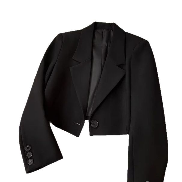K Short Women's Suit Jacket With A New High-end Design Sense And Versatile Blazer Coat._voghion.com