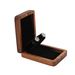Ring Ohrring rotierenden Display schwarz Walnuss Holz Lagerung Hand Schmuck Box_voghion.com